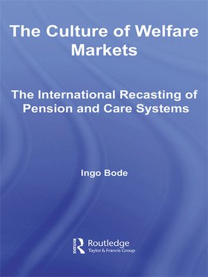 cover image of The Culture of Welfare Markets